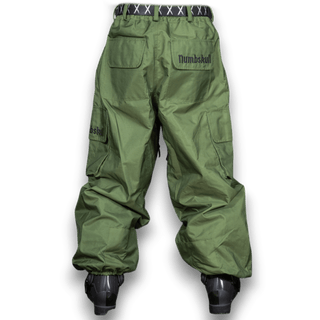 Slacker Baggy Snow Pant 2.0: Olive