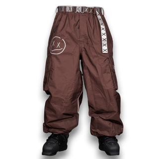Slacker Baggy Snow Pant 2.0: Brown