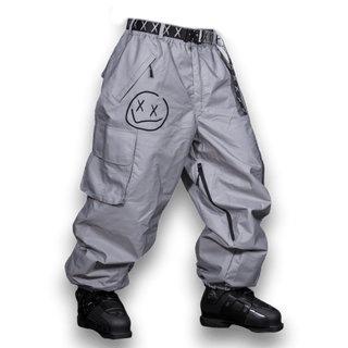 Slacker Baggy Snow Pant 2.0: Grey