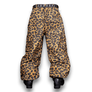 Slacker Baggy Snow Pant 2.0: Yellow Cheetah