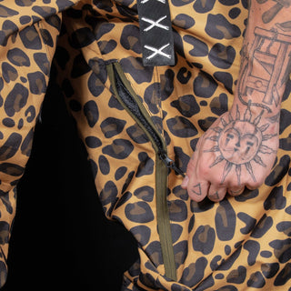 Slacker Baggy Snow Pant 2.0: Yellow Cheetah