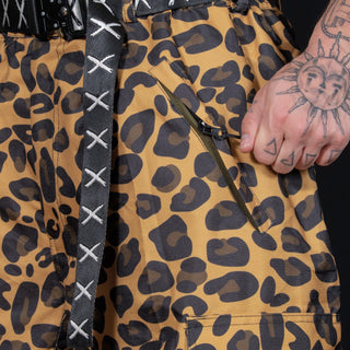 Slacker Baggy Snow Pant 2.0: Yellow Cheetah