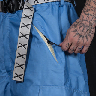 Slacker Baggy Snow Pant 2.0: Blue