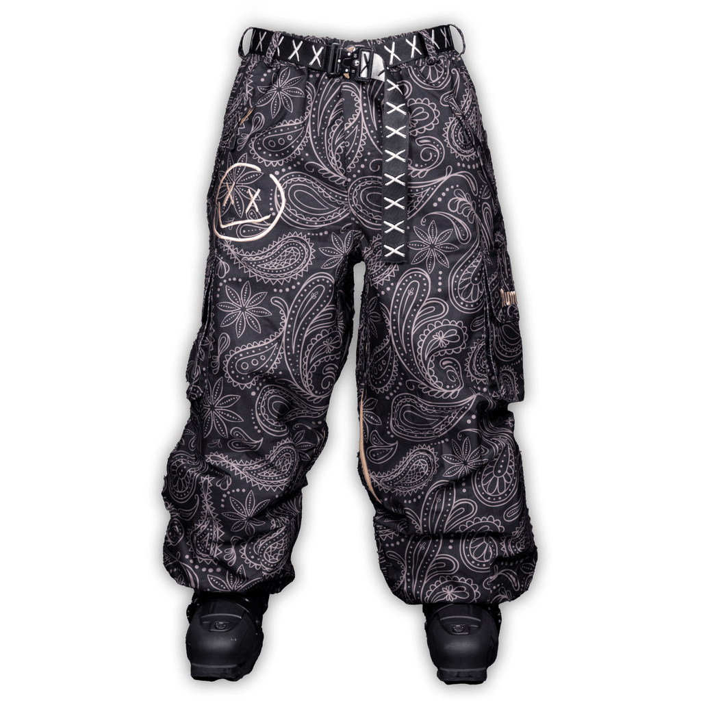 Slacker Baggy Snow Pant 2.0: Paisley – Numbskull