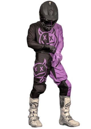 Menace Moto Pant: Purple Devil