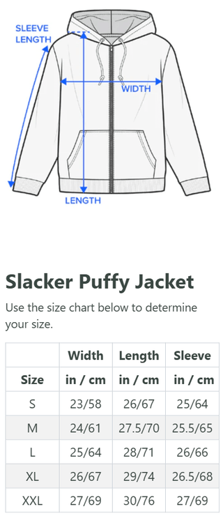 Slacker Puffy Jacket - Black