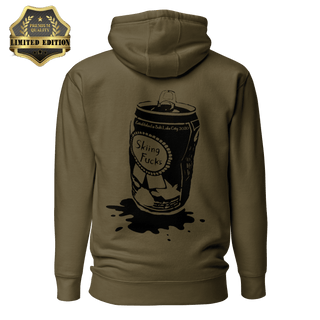 Skiing Fucks Hoodie - Beer Can