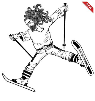 Skiing Fricks Hoodie