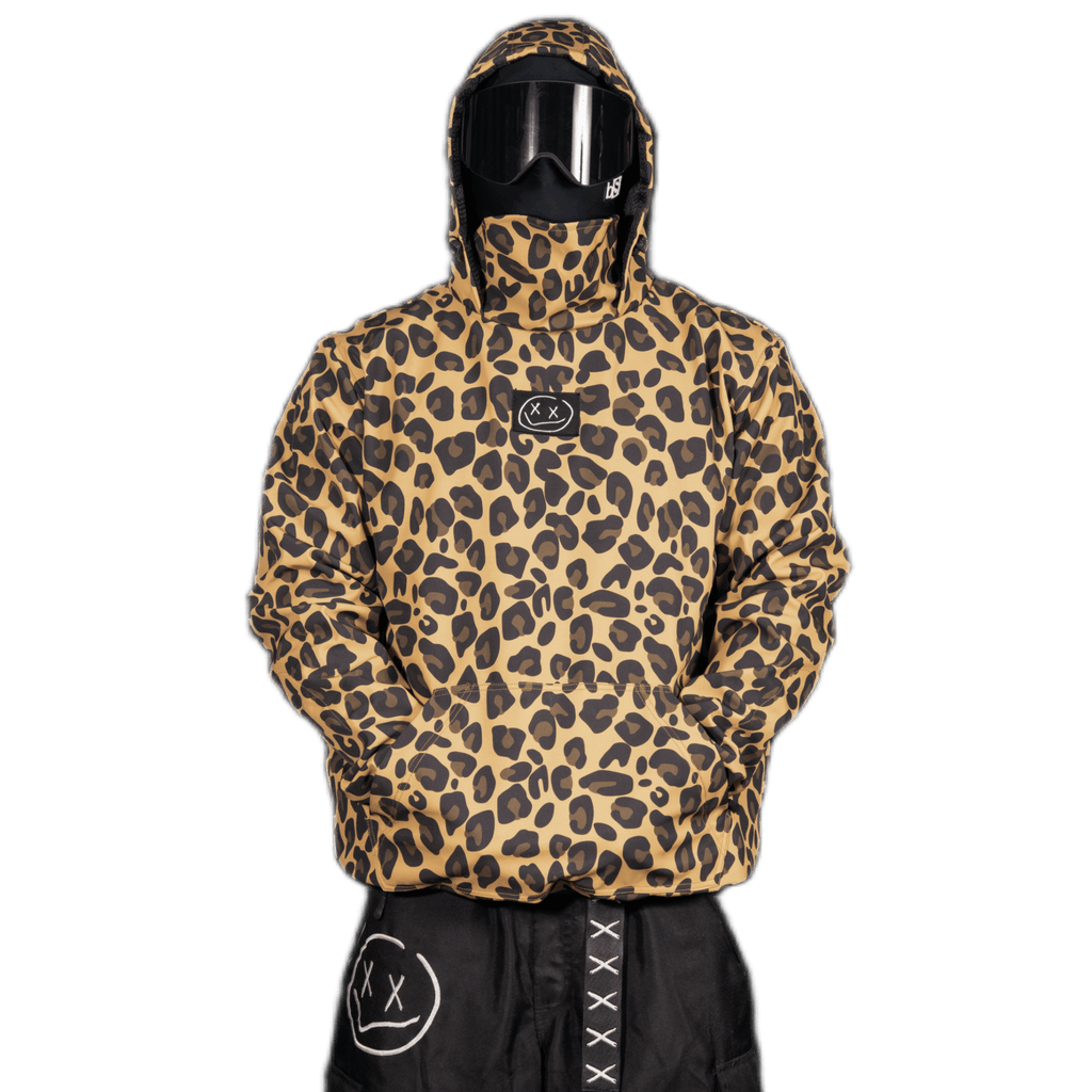 Slacker Snow Jacket: Yellow Cheetah – Numbskull