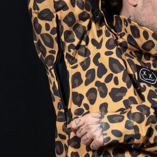 Slacker Snow Jacket: Yellow Cheetah