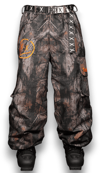 Slacker Baggy Snow Pant 2.0: Tree Camo