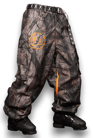 Slacker Baggy Snow Pant 2.0: Tree Camo