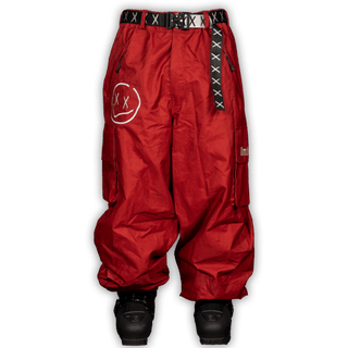 Slacker Baggy Snow Pant 2.0: Brick