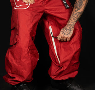 Slacker Baggy Snow Pant 2.0: Brick