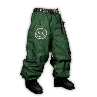 Slacker Baggy Snow Pant 2.0: Evergreen