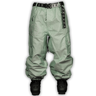 Slacker Baggy Snow Pant 2.0: Mint