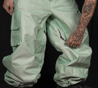Slacker Baggy Snow Pant 2.0: Mint