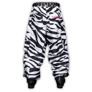 Slacker Baggy Snow Pant 2.0: Zebra