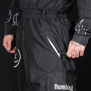 Slacker Baggy Snow Bib: Black