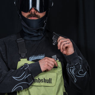 Slacker Baggy Snow Bib: Keylime