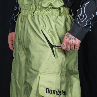 Slacker Baggy Snow Bib: Keylime