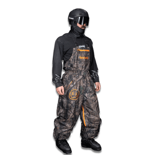 Slacker Baggy Snow Bib: Tree Camo