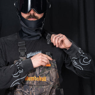 Slacker Baggy Snow Bib: Tree Camo