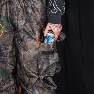 Slacker Baggy Snow Bib: Tree Camo