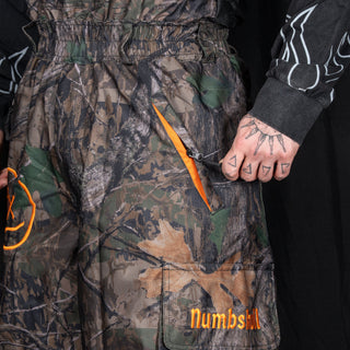 Slacker Baggy Snow Bib: Tree Camo