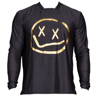 Menace Moto/MTB Jersey 2.0: Black/Gold