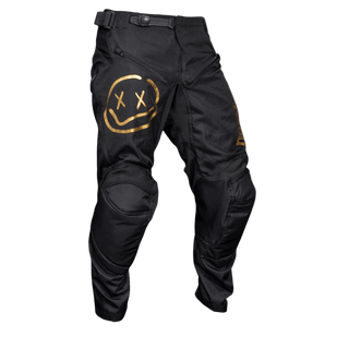 Menace Moto Pant 2.0: Black/Gold