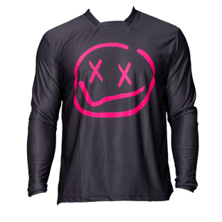Menace Moto/MTB Jersey 2.0: Black/Pink