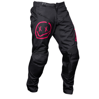 Menace Moto Pant 2.0: Black/Pink