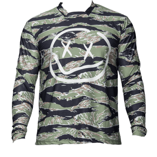 Menace Moto/MTB Jersey 2.0: Green Tiger