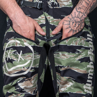 Menace Moto Pant 2.0: Green Tiger