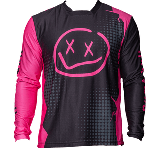 Menace Moto/MTB Jersey 2.0: Neon Pink