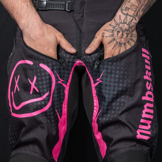 Menace Moto Pant 2.0: Neon Pink