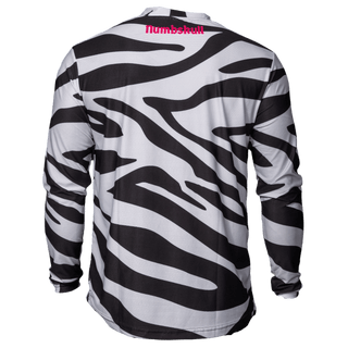 Menace Moto/MTB Jersey 2.0: Zebra