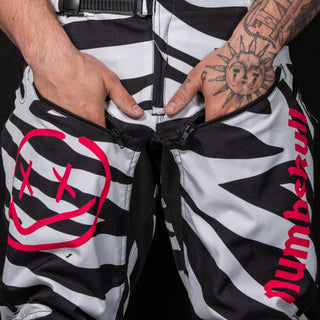 Menace Moto Pant 2.0: Zebra