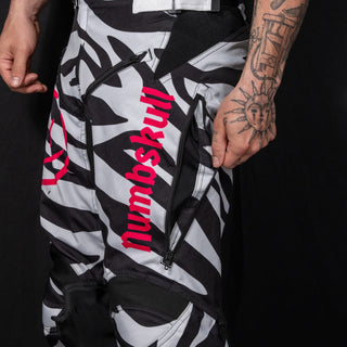Menace Moto Pant 2.0: Zebra