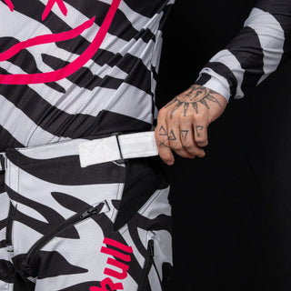 Menace Moto Pant 2.0: Zebra