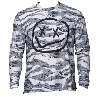 Menace Moto/MTB Jersey 2.0: White Tiger
