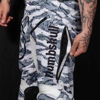 Menace Moto Pant 2.0: White Tiger