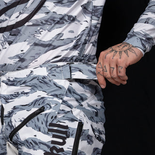 Menace Moto Pant 2.0: White Tiger