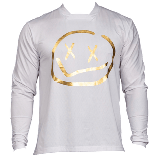Menace Moto/MTB Jersey 2.0: White/Gold