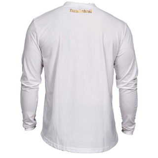 Menace Moto/MTB Jersey 2.0: White/Gold