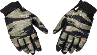 Menace Moto/MTB Gloves 2.0: Green Tiger