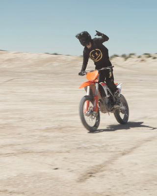 Menace Moto Pant 2.0: Black/Gold