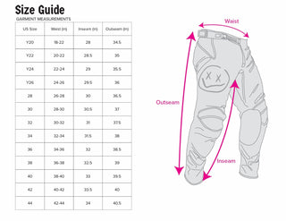 Menace Moto Pant 2.0: Black/Pink
