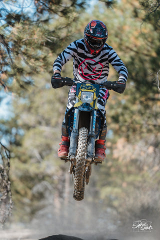 Menace Moto/MTB Jersey 2.0: Zebra